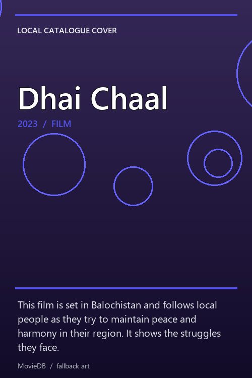 Dhai Chaal poster