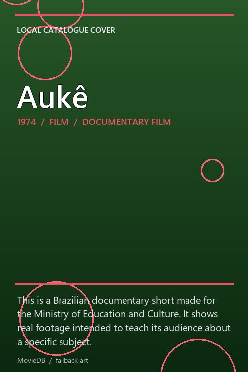Aukê poster