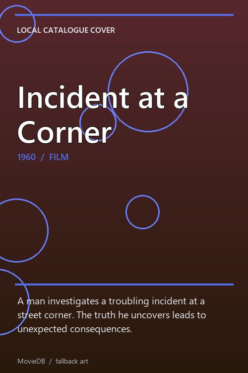 Incident at a Corner poster