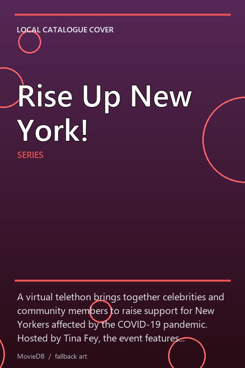 Rise Up New York! poster