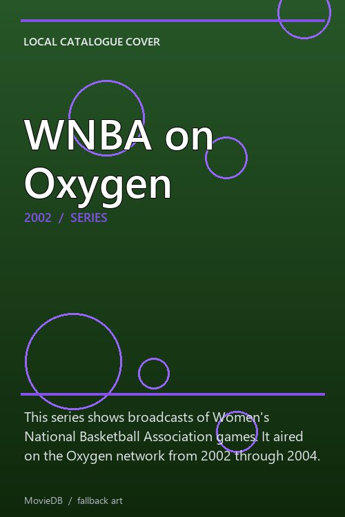 WNBA on Oxygen poster