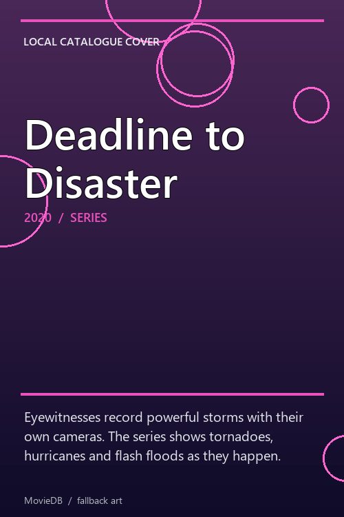 Deadline to Disaster poster