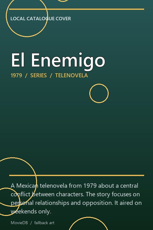 El Enemigo poster