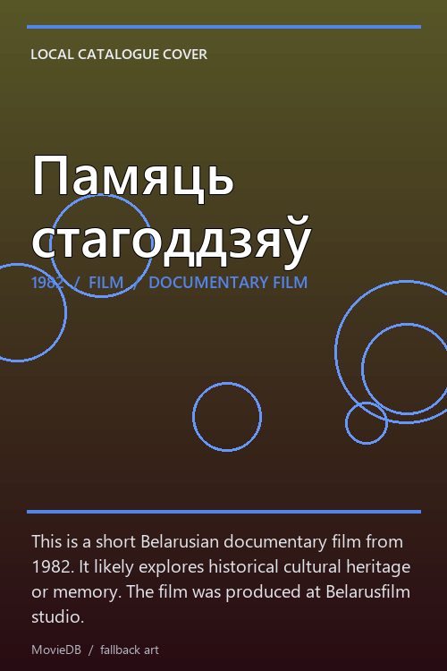 Памяць стагоддзяў poster