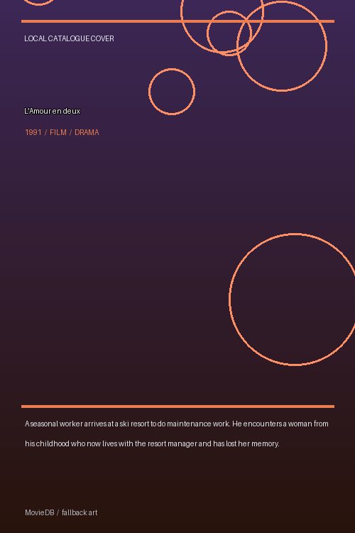 L'Amour en deux poster