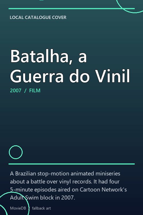 Batalha, a Guerra do Vinil poster