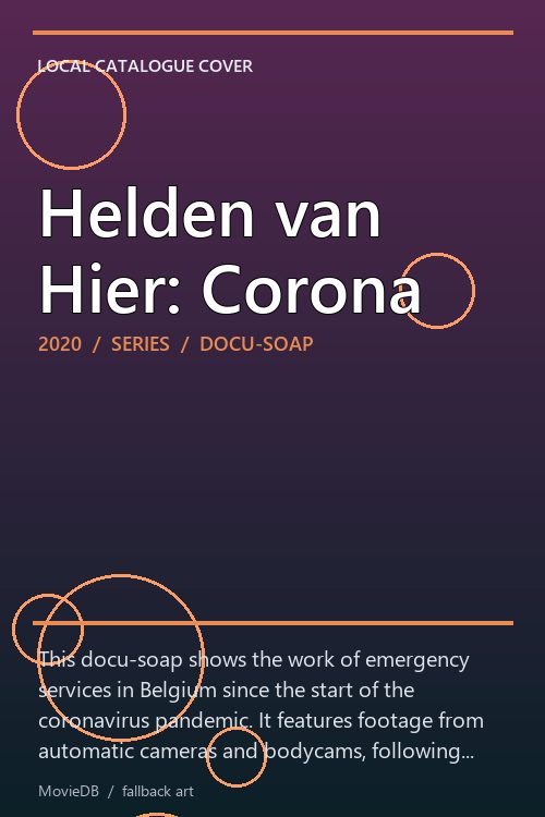 Helden van Hier: Corona poster