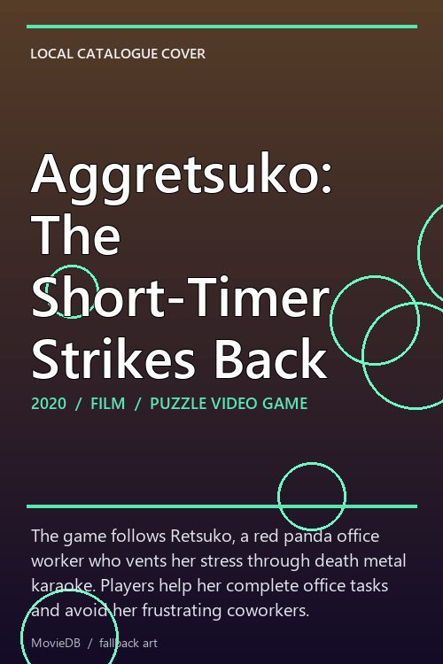 Aggretsuko: The Short-Timer Strikes Back poster