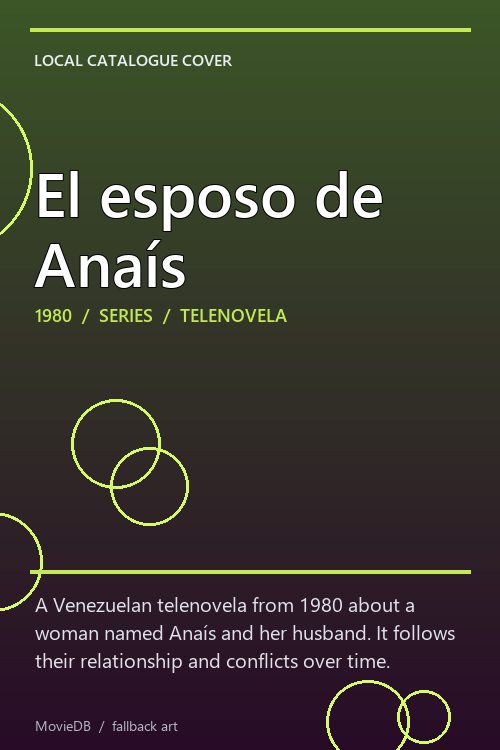 El esposo de Anaís poster