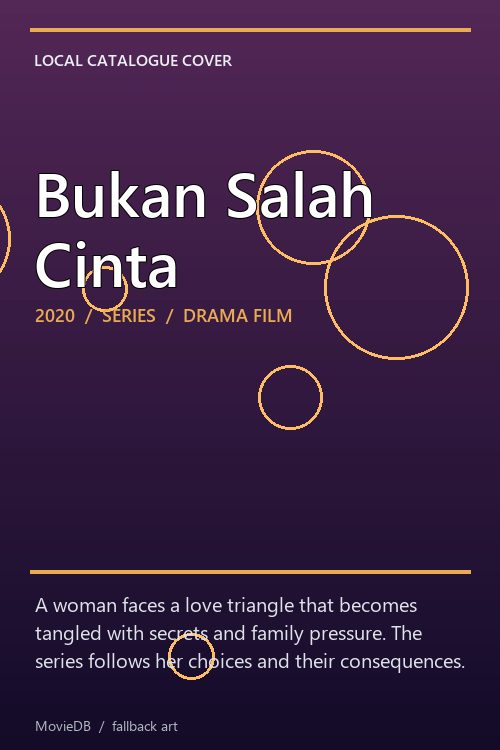 Bukan Salah Cinta poster