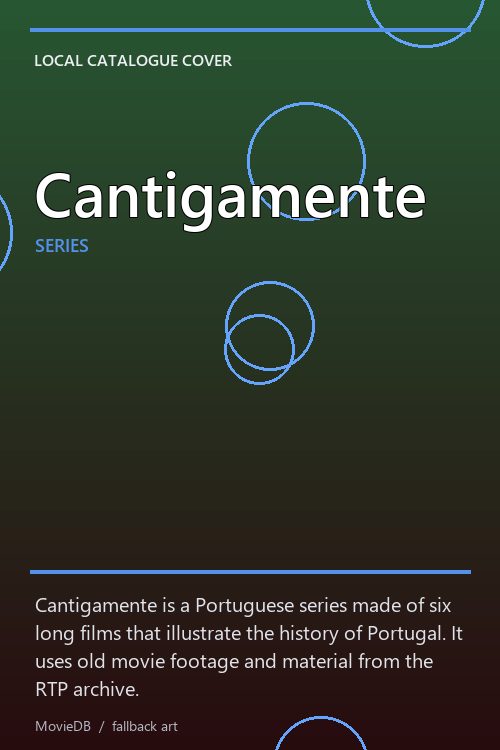 Cantigamente poster