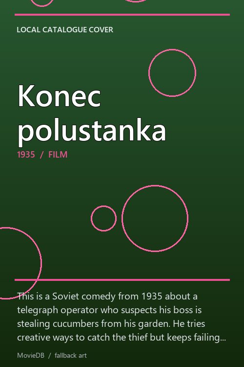 Konec polustanka poster