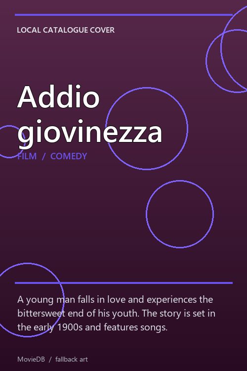 Addio giovinezza poster