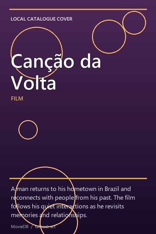 Canção da Volta poster