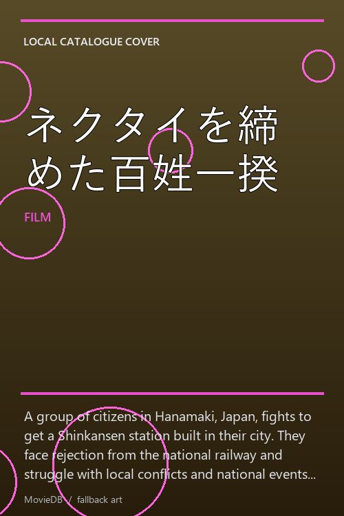 ネクタイを締めた百姓一揆 poster