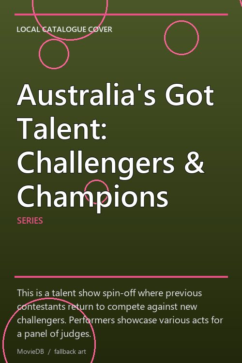 Australia's Got Talent: Challengers & Champions poster