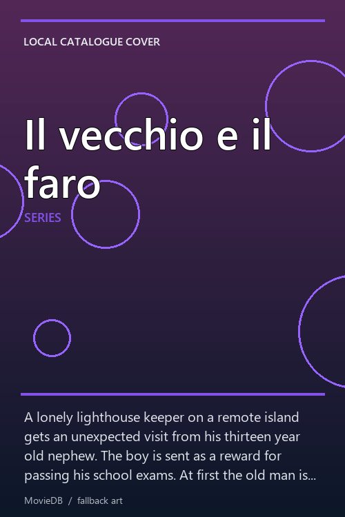 Il vecchio e il faro poster
