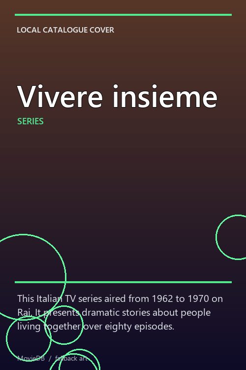 Vivere insieme poster