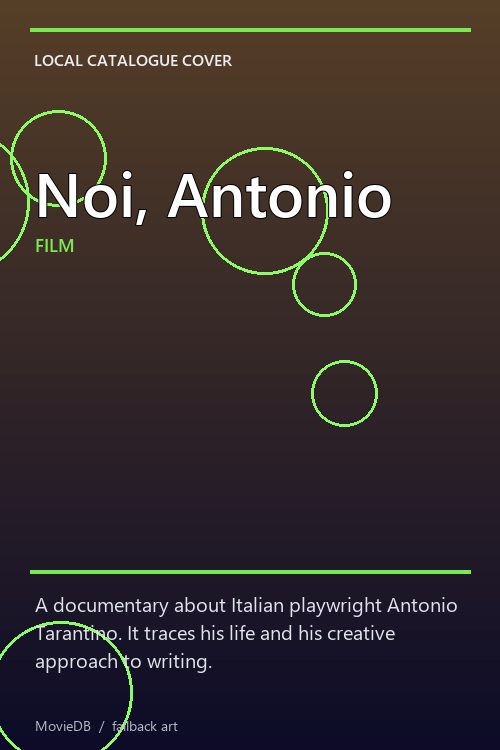 Noi, Antonio poster