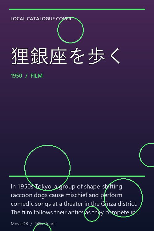 狸銀座を歩く poster