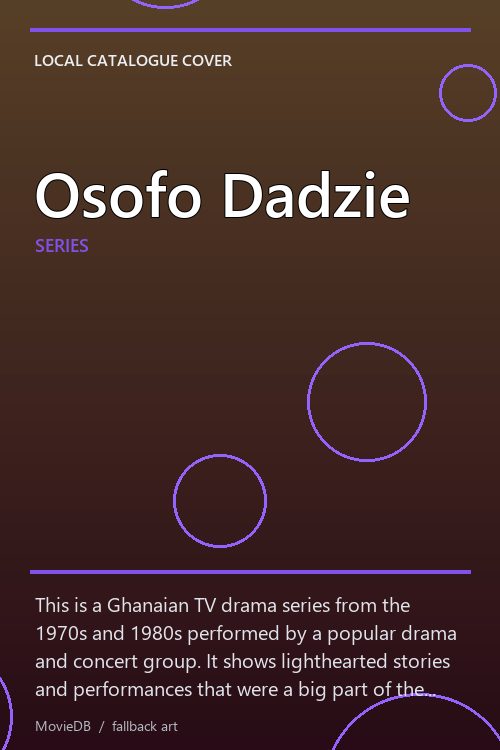 Osofo Dadzie poster