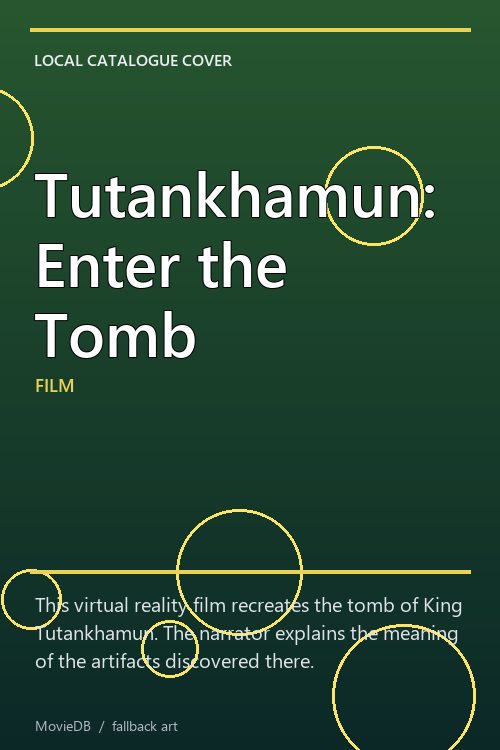 Tutankhamun: Enter the Tomb poster