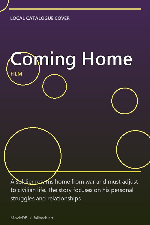Coming Home poster