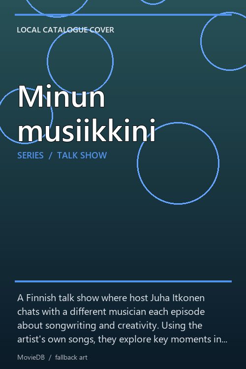 Minun musiikkini poster