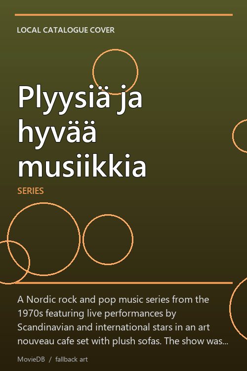 Plyysiä ja hyvää musiikkia poster