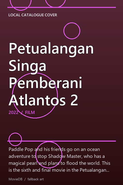 Petualangan Singa Pemberani Atlantos 2 poster