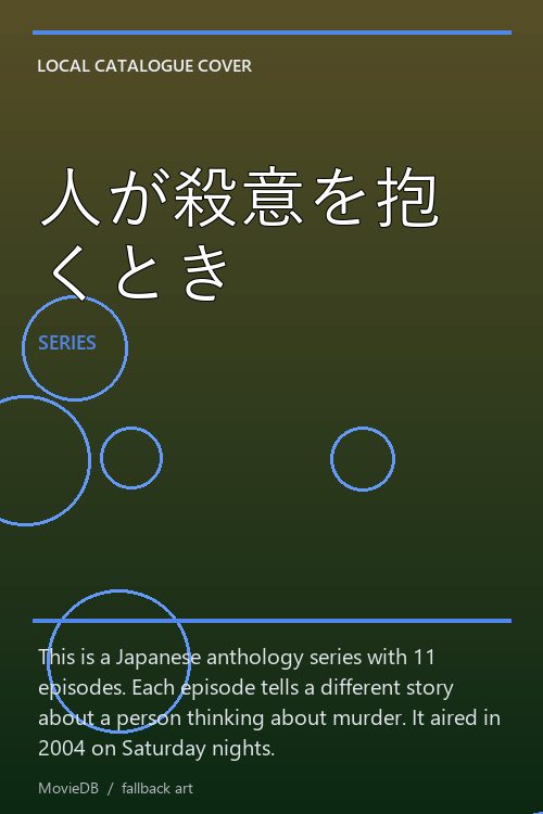 人が殺意を抱くとき poster