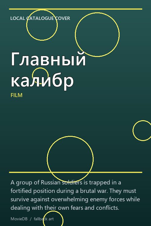 Главный калибр poster