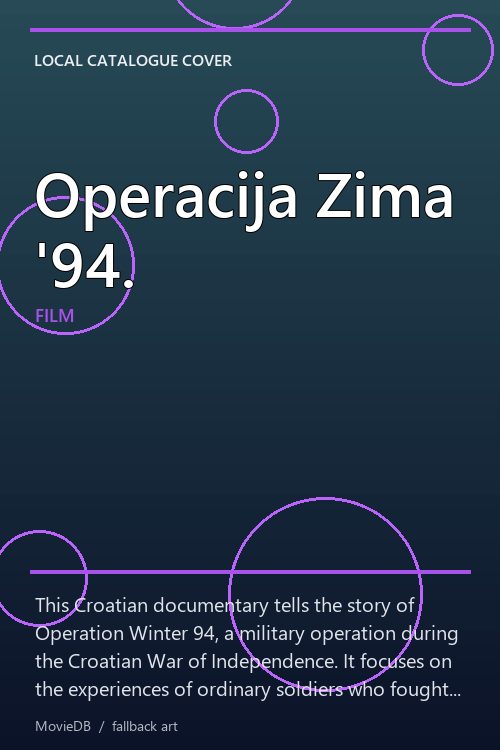 Operacija Zima '94. poster