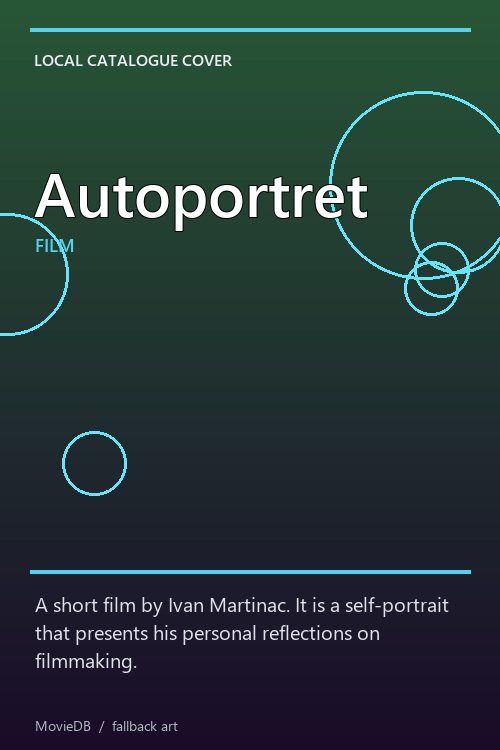 Autoportret poster