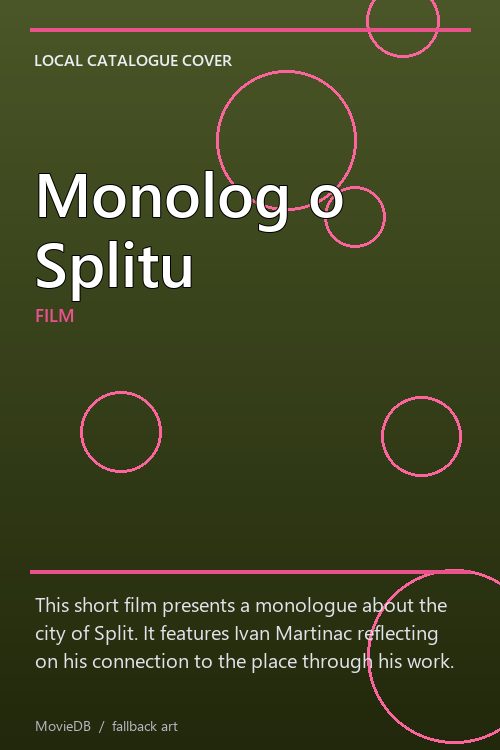 Monolog o Splitu poster