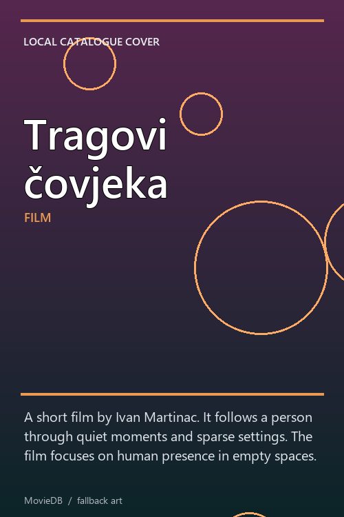 Tragovi čovjeka poster