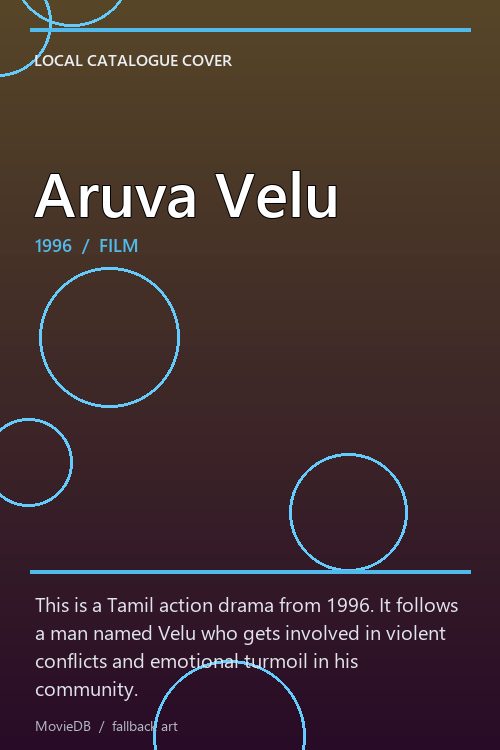 Aruva Velu poster