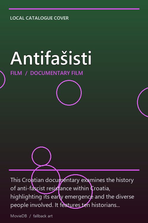 Antifašisti poster