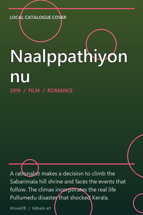Naalppathiyonnu poster