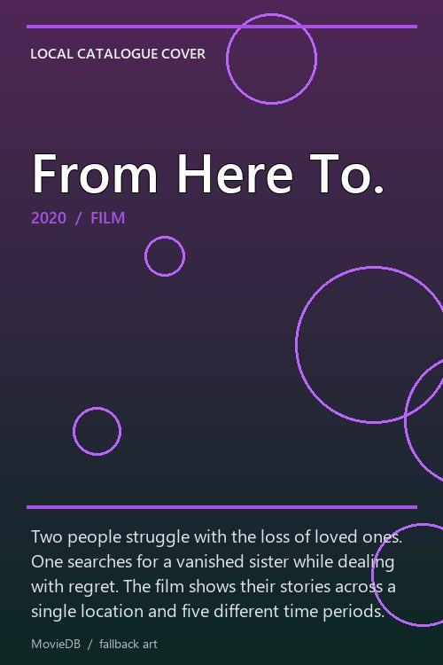 From Here To. poster