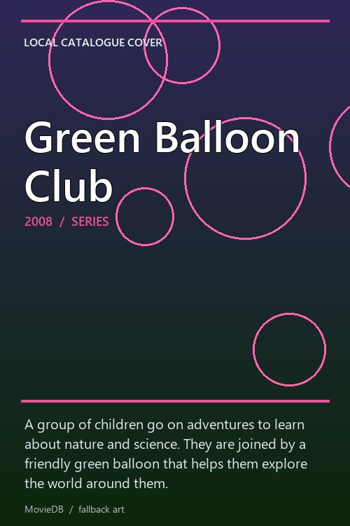 Green Balloon Club poster