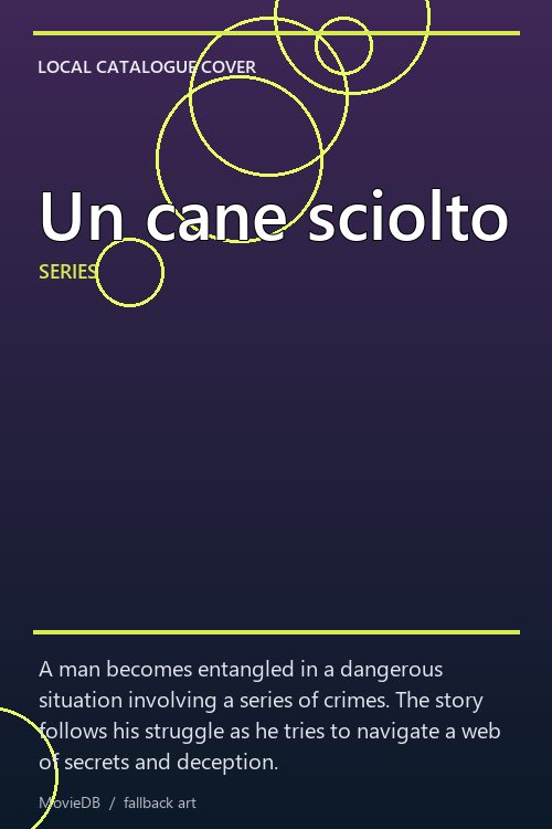 Un cane sciolto poster
