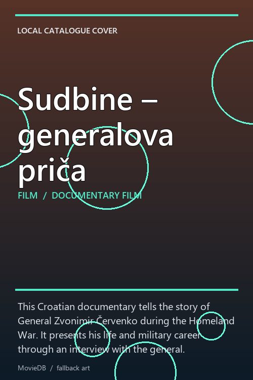 Sudbine – generalova priča poster