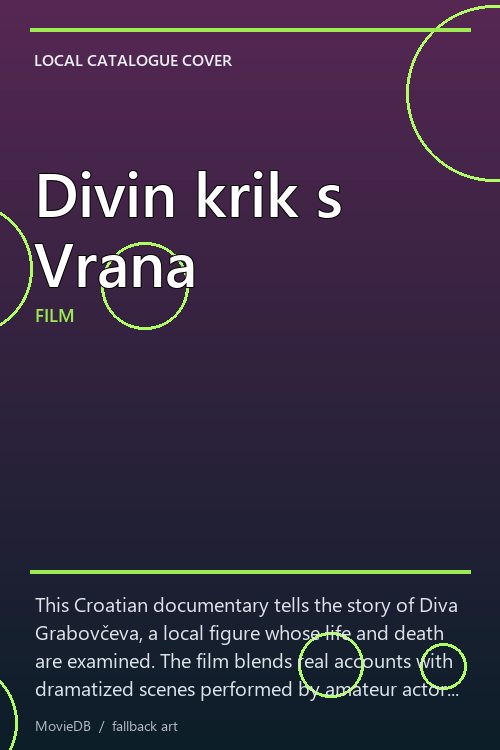 Divin krik s Vrana poster