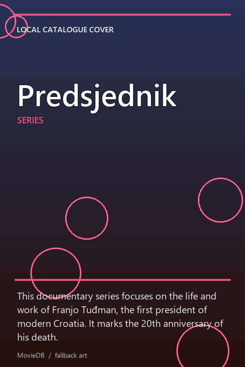 Predsjednik poster