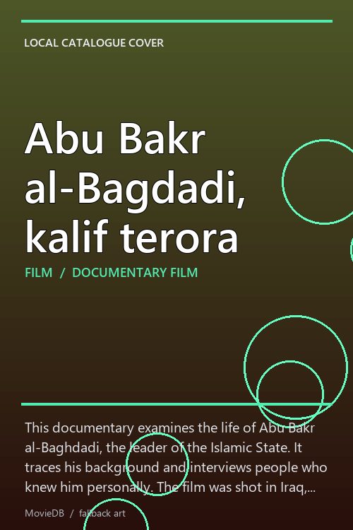 Abu Bakr al-Bagdadi, kalif terora poster