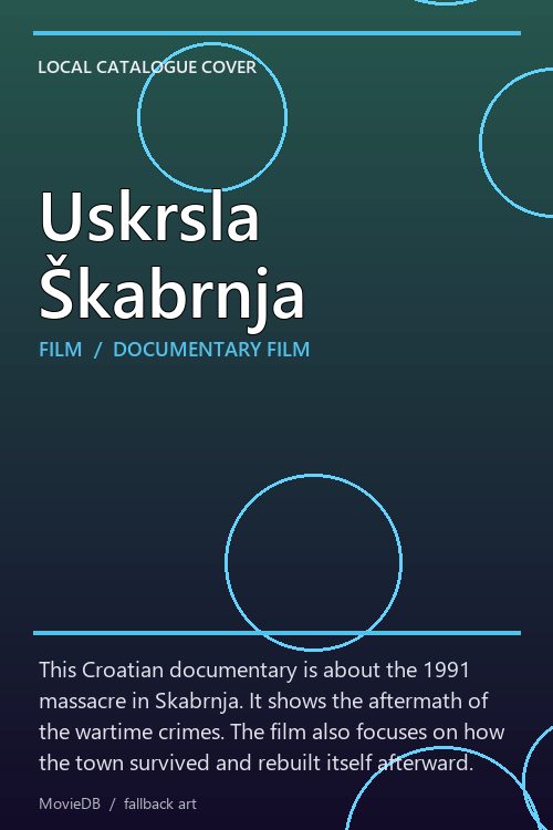 Uskrsla Škabrnja poster