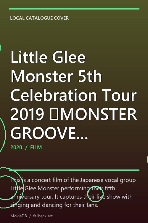 Little Glee Monster 5th Celebration Tour 2019 〜MONSTER GROOVE PARTY〜 poster