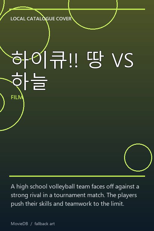 하이큐!! 땅 VS 하늘 poster