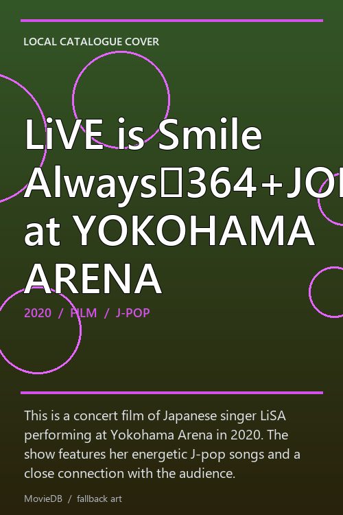 LiVE is Smile Always〜364+JOKER〜 at YOKOHAMA ARENA poster